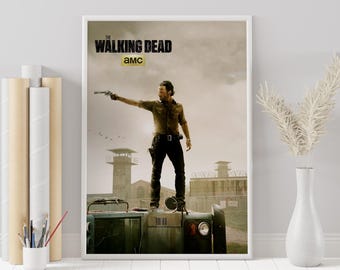 Poster di The Walking Dead – Stampa artistica da parete minimalista della serie TV