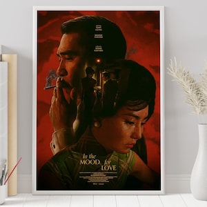 Póster "Deseando amar" - Wong Kar-wai - Póster personalizado - Póster minimalista - Póster vintage - Impresión de arte mural - Decoración del hogar