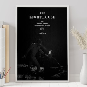Pôster do Farol - Robert Eggers - Pôster de Filme Minimalista - Impressão de Arte Retro Vintage - Pôster Personalizado - Impressão de Arte de Parede - Decoração de Casa