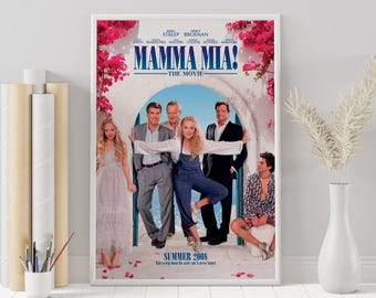Mamma Mia! Film Poster: Minimalistischer Kunstdruck