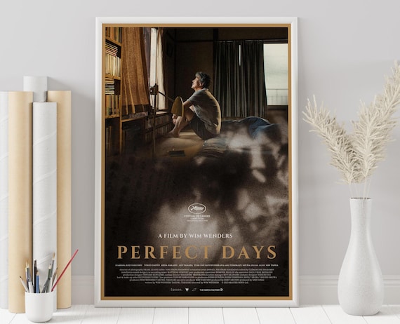 Perfect Days Movie Poster - Wim Wenders Film, Minimalist Wall Art