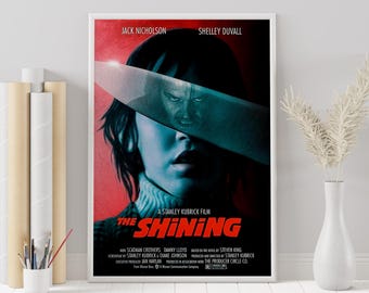 The Shining Movie Poster: Stanley Kubrick Film, Minimalist Wall Art
