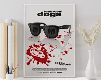 Poster Reservoir Dogs: Quentin Tarantino Minimalist Movie Art Print