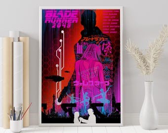 Blade Runner 2049 Poster: Minimalist Retro Movie Art Print