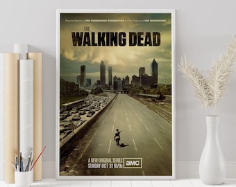 Poster di The Walking Dead – Arte murale minimalista della serie TV