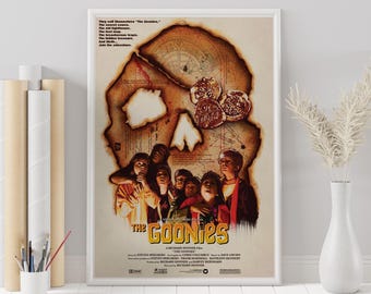 The Goonies Movie Poster: Vintage Wall Art Print