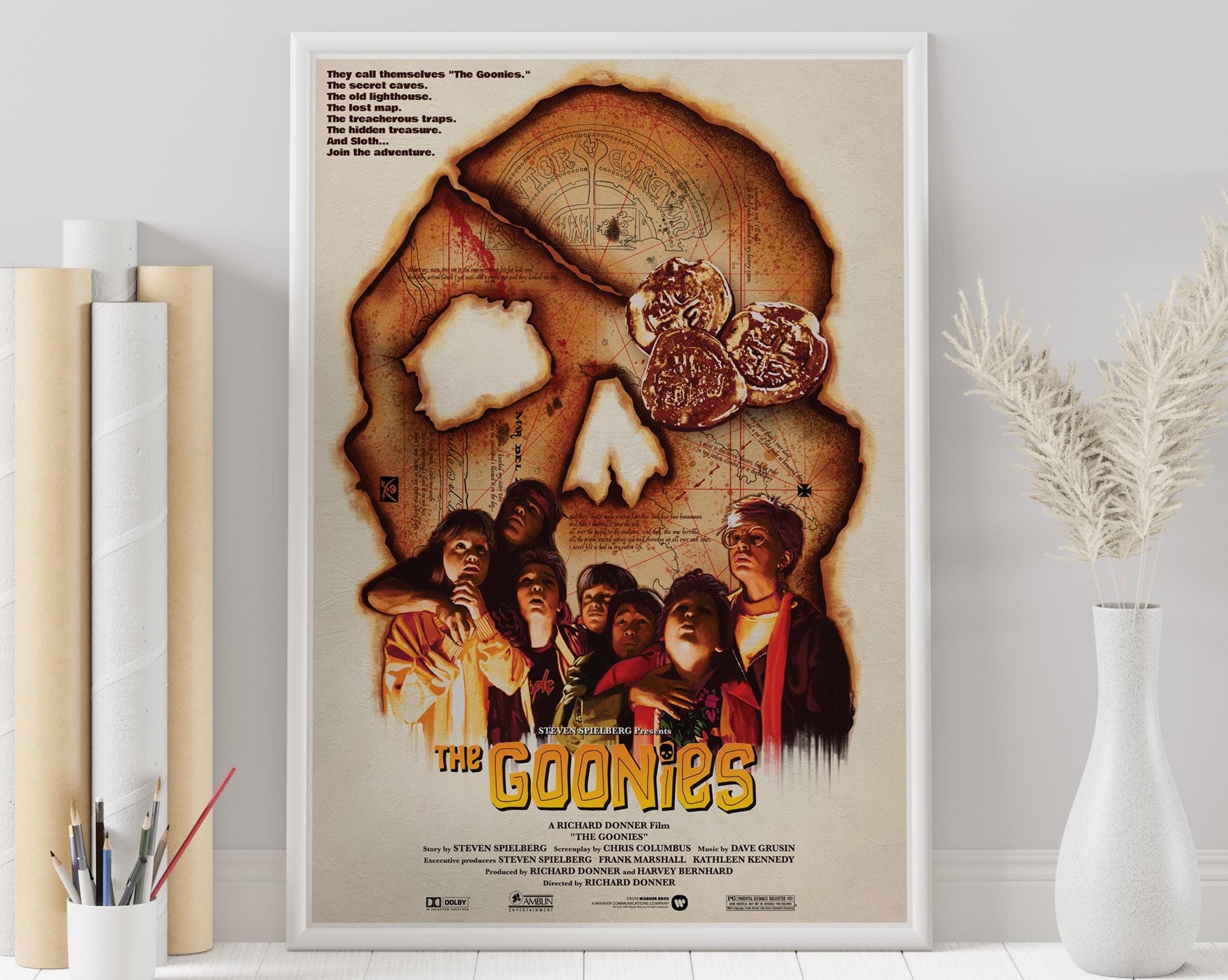 グーニーズ映画ポスター：ヴィンテージウォールアートプリント - Etsy 日本