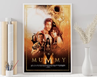 The Mummy Movie Poster: Stephen Sommers Film, Vintage Wall Art