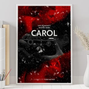 Carol Poster - Carol - Todd Haynes - Custom Poster - Minimalist Movie Poster - Vintage Movie Poster - Wall Art Print - Home Decor - Gift