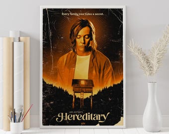 Hereditary Movie Poster: Ari Aster Film, Minimalist Wall Art