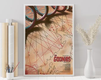The Goonies Movie Poster: Vintage Wall Art Print