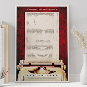 The Shining Poster - Stanley Kubrick - Custom Poster - Minimalist Movie Poster - Vintage Movie Poster - Wall Art Print - Home Decor - Gift