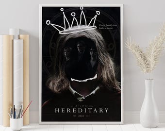 Hereditary Movie Poster: Ari Aster Film, Minimalist Wall Art