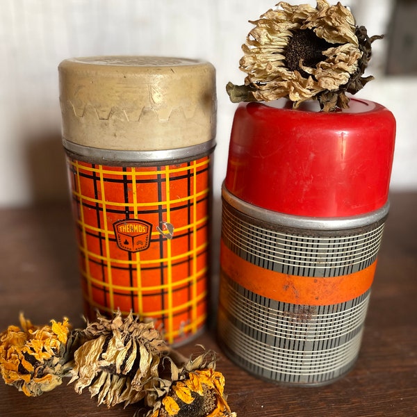 Vintage Fall Thermos