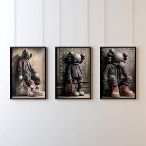 KAWS Figure Poster: Hypebeast Sneakerhead Urban Art (Digital Download