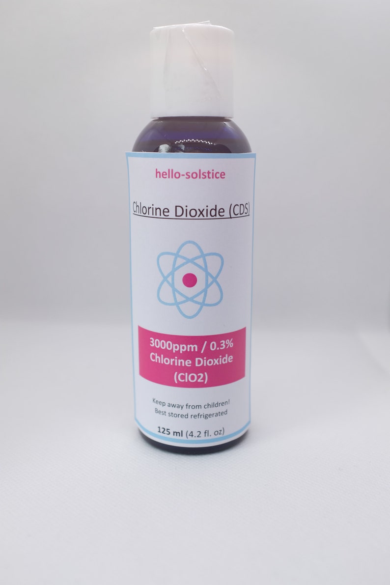 CDS Chlorine Dioxide 3000 Ppm 0.3 Clo2 Water Purification MMS Etsy