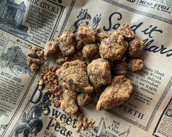 Ambery Incense Resin | Attraction | Love | Sweetening | Divination | Solar rituals | Natural Raw botanical incense | Meditation | Magic