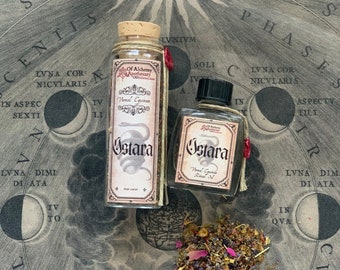 Ostara Blessing Set - Handcrafted Oil Incense for Renewal, awakening, creativity| Ostara oil | Ostara incense | Vernal Equinox | sabbat oil