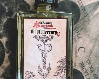 Mercury Ritual Oil: Handcrafted Botanical Blend