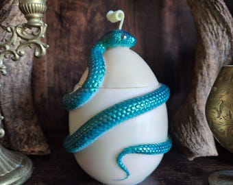 Orphic Egg Container candle wax vessel candle