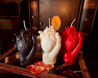 Love candle | Anatomical heart candle | Handfasting candle | Valentine candle |  Heart candles | Figural candle | Aphrodite  Venus candle