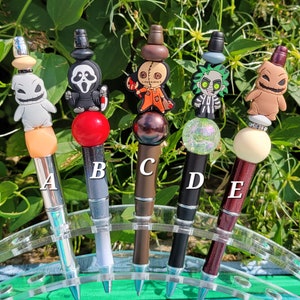 Pens / Halloween Pens / Beaded Pens / Ballpoint Pens / Refillable Pens