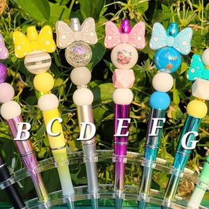 Pens / Beaded Pens / Ballpoint Pens / Refillable Pens / Bow