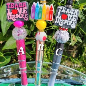 Pens / Teacher Pens / Beaded Pens / Ballpoint Pens / Refillable Pens