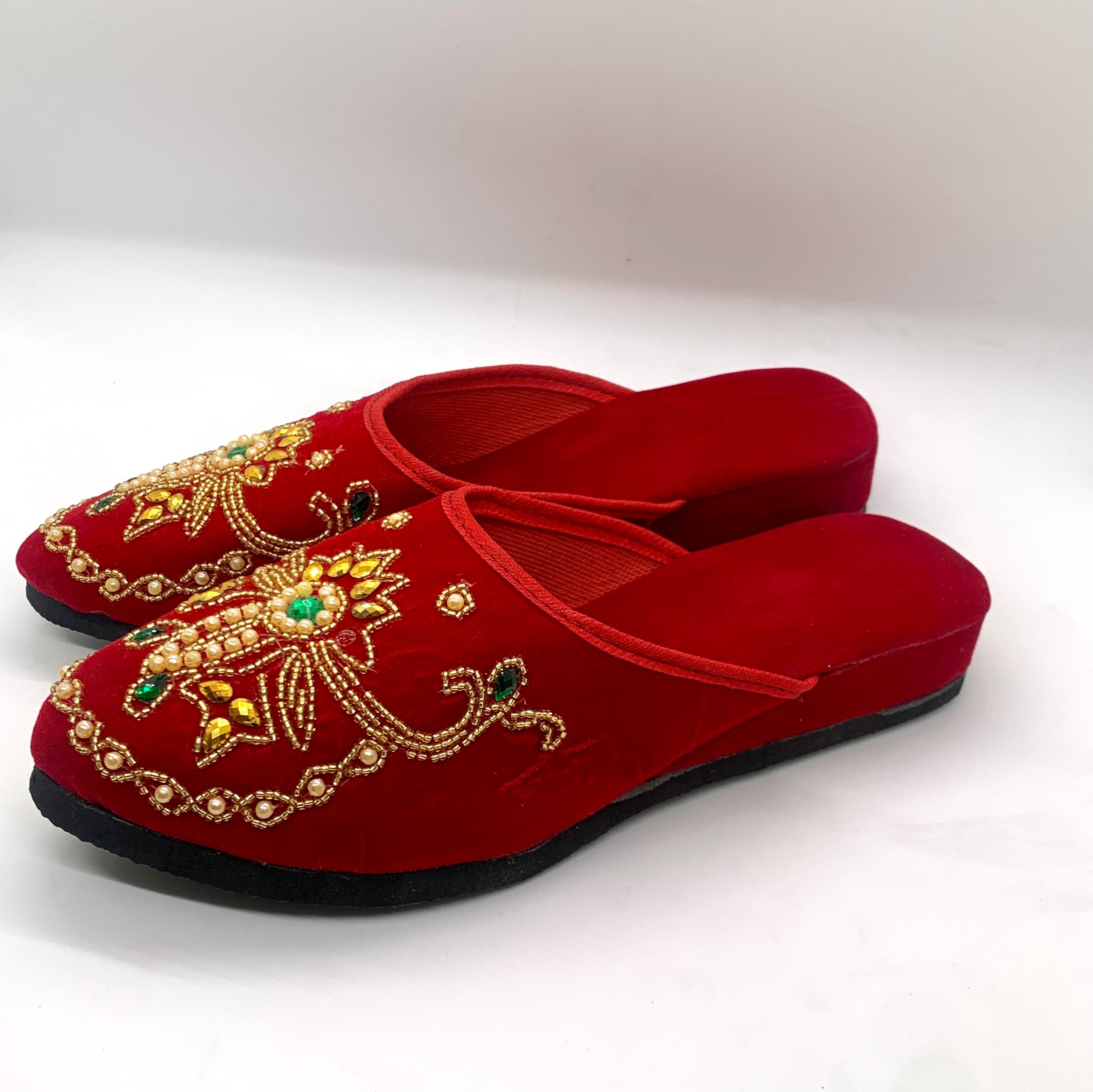 Velvet Handmade Shoes - Etsy