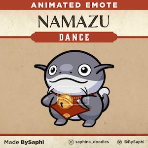 FFXIV Namazu Dance Animated Emote | Twitch, Discord, etc.