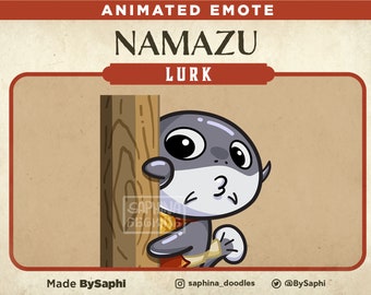 FFXIV Namazu Lurk Animated Emote | Twitch, Discord, etc.