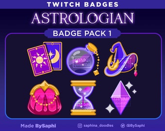 FFXIV Astrologian Sub/Bit Badges | Twitch