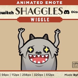 FFXIV Shaggles Wiggle Emote | Twitch, Discord, etc.