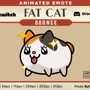 FFXIV Fat Cat Bounce Emote | Twitch, Discord, etc.