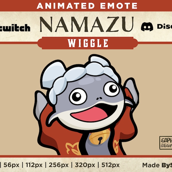 FFXIV Namazu Wiggle Emote | Twitch, Discord, etc.