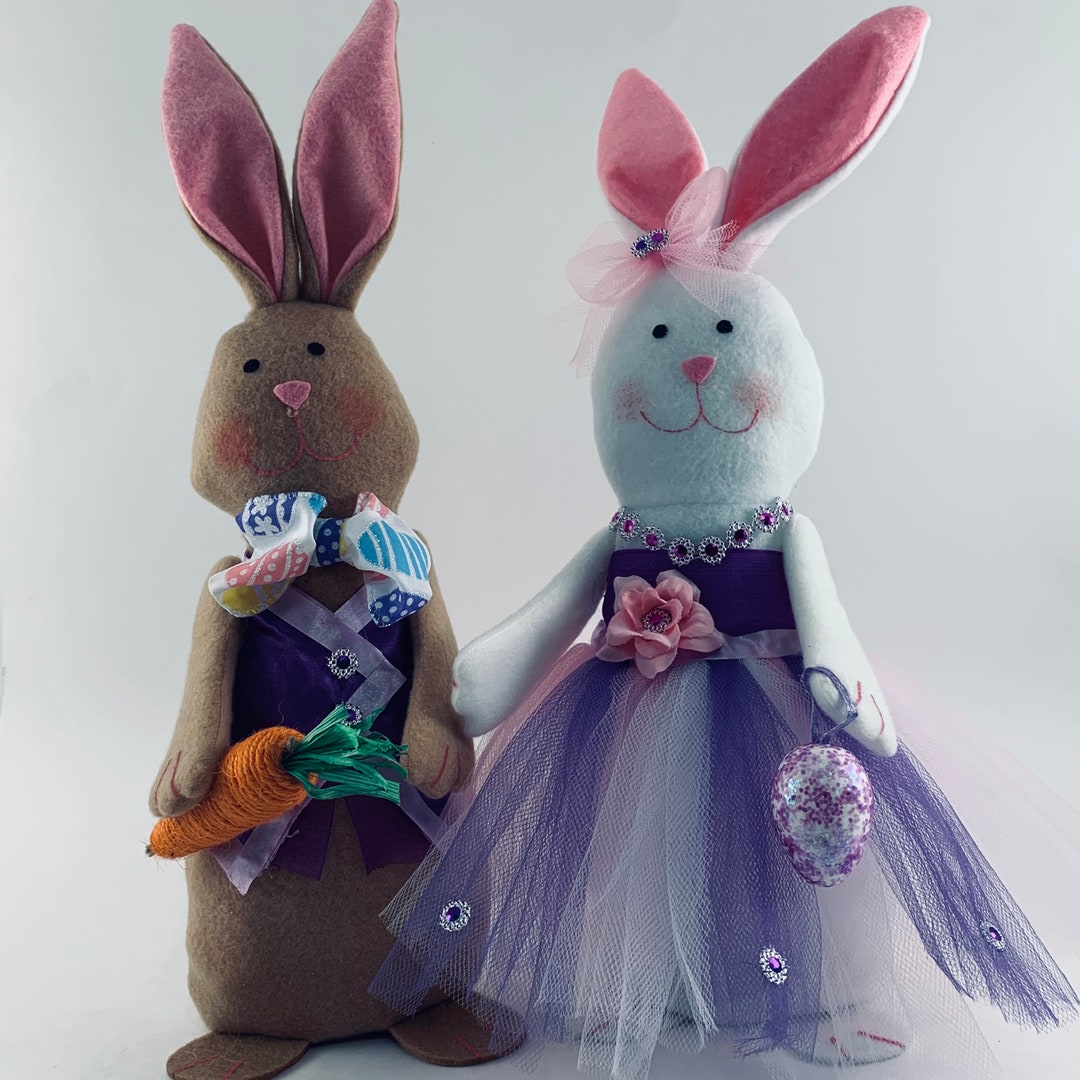 Plush Easter Bunnies Etsy
