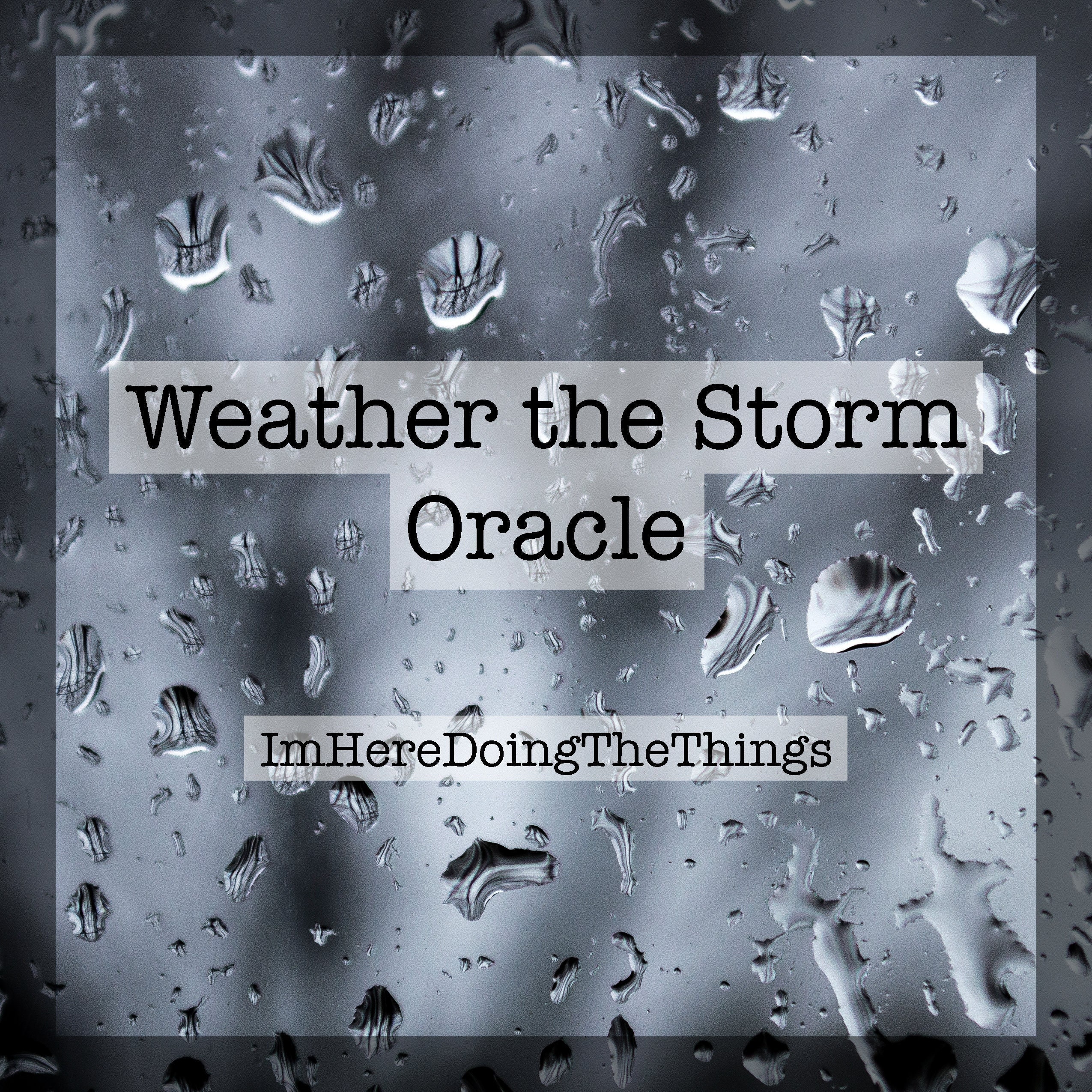 Weather the Storm Oracle 55 Printable Oracle Cards and | Etsy UK