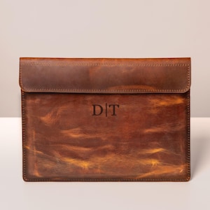 Leather macbook sleeve case, personalized bag for laptop, leather laptop bag, handmade bag for laptop, women laptop purse