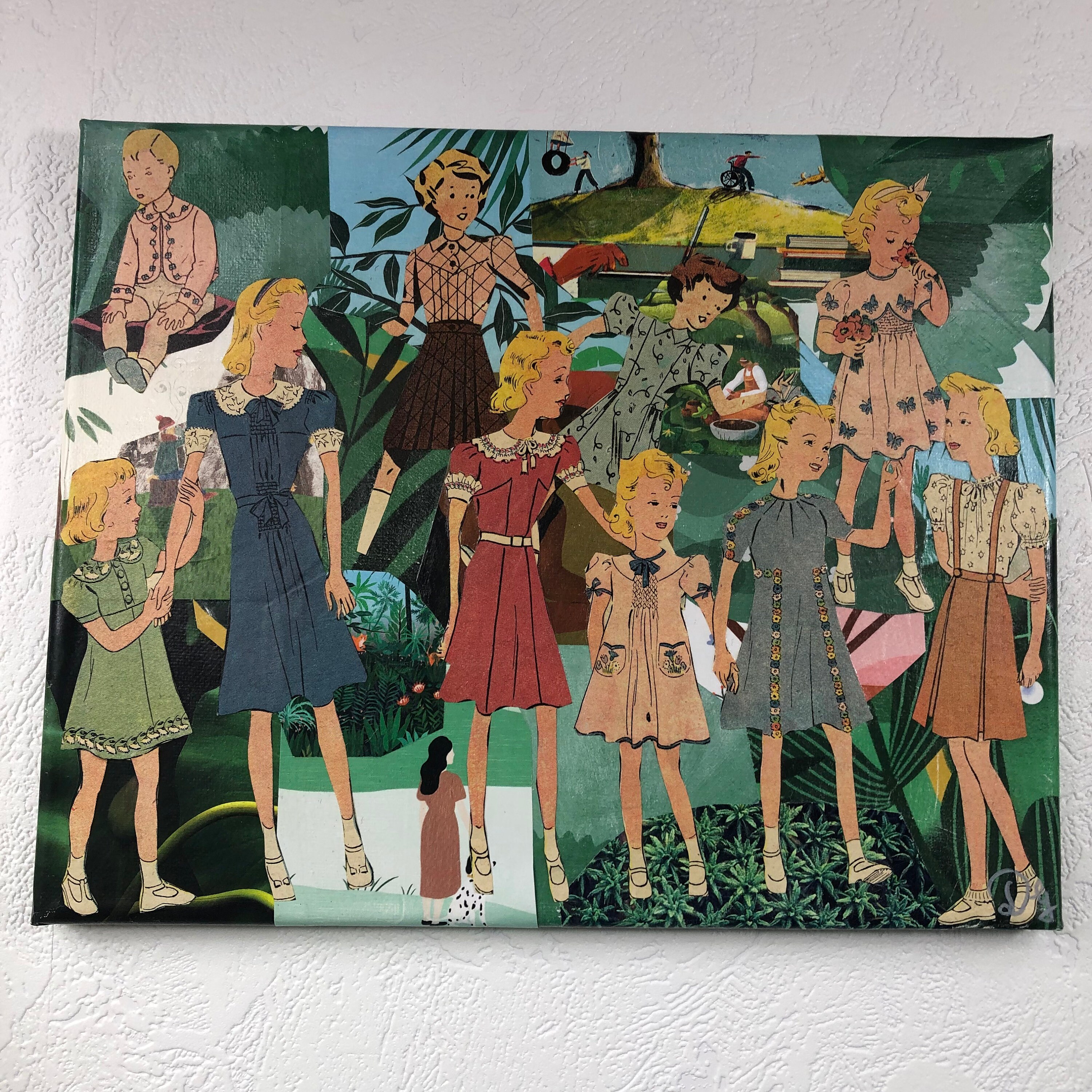 Tableaux Collage Toile Tendue 1374