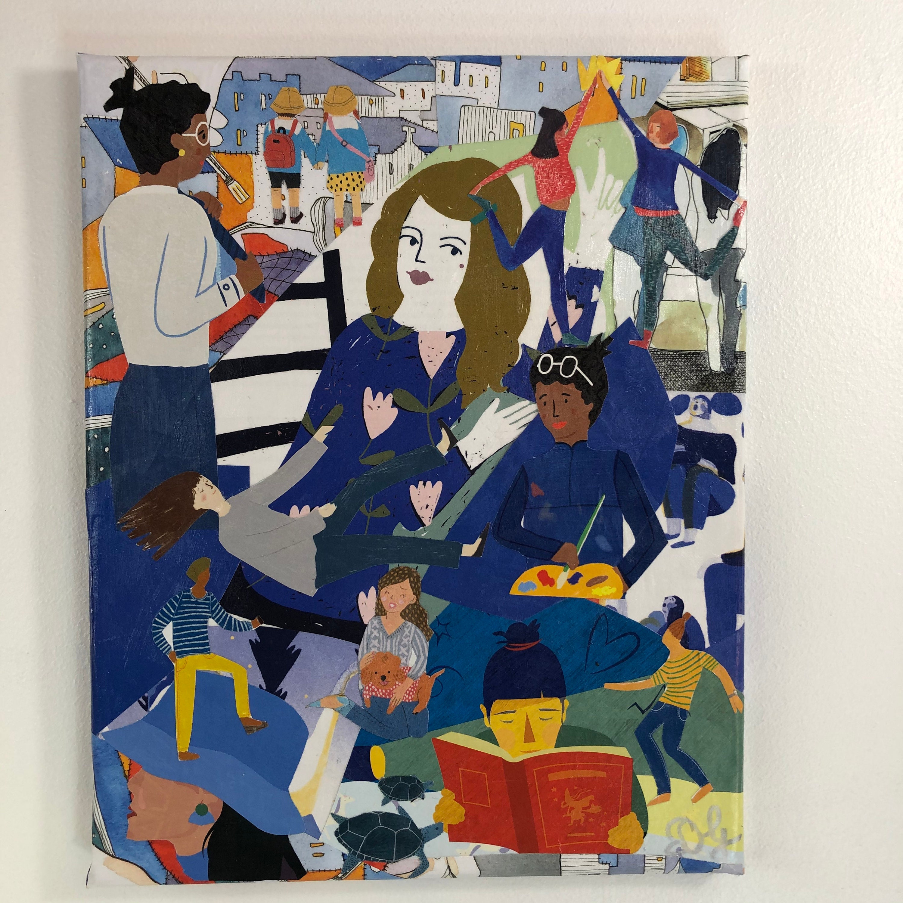 Tableaux Collage Toile Tendue 2681