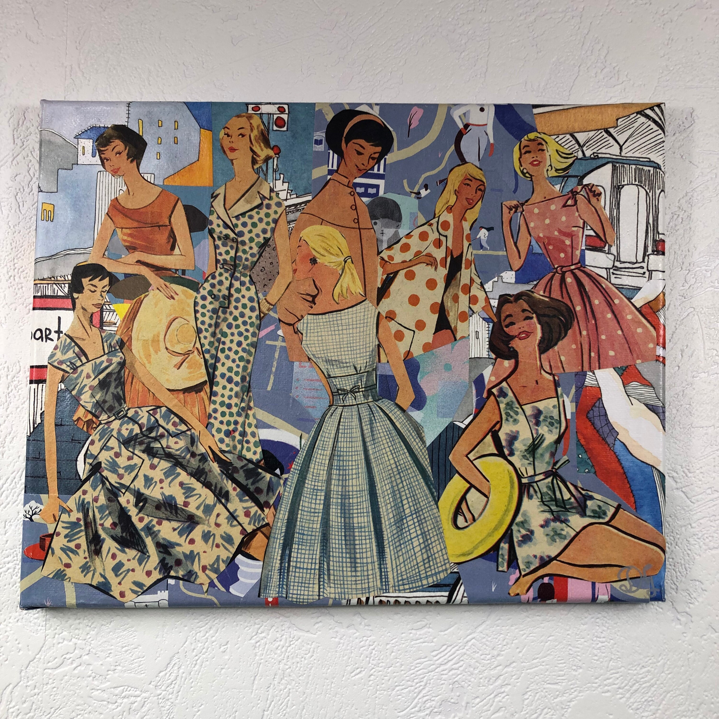 Tableaux Collage Toile Tendue 1386