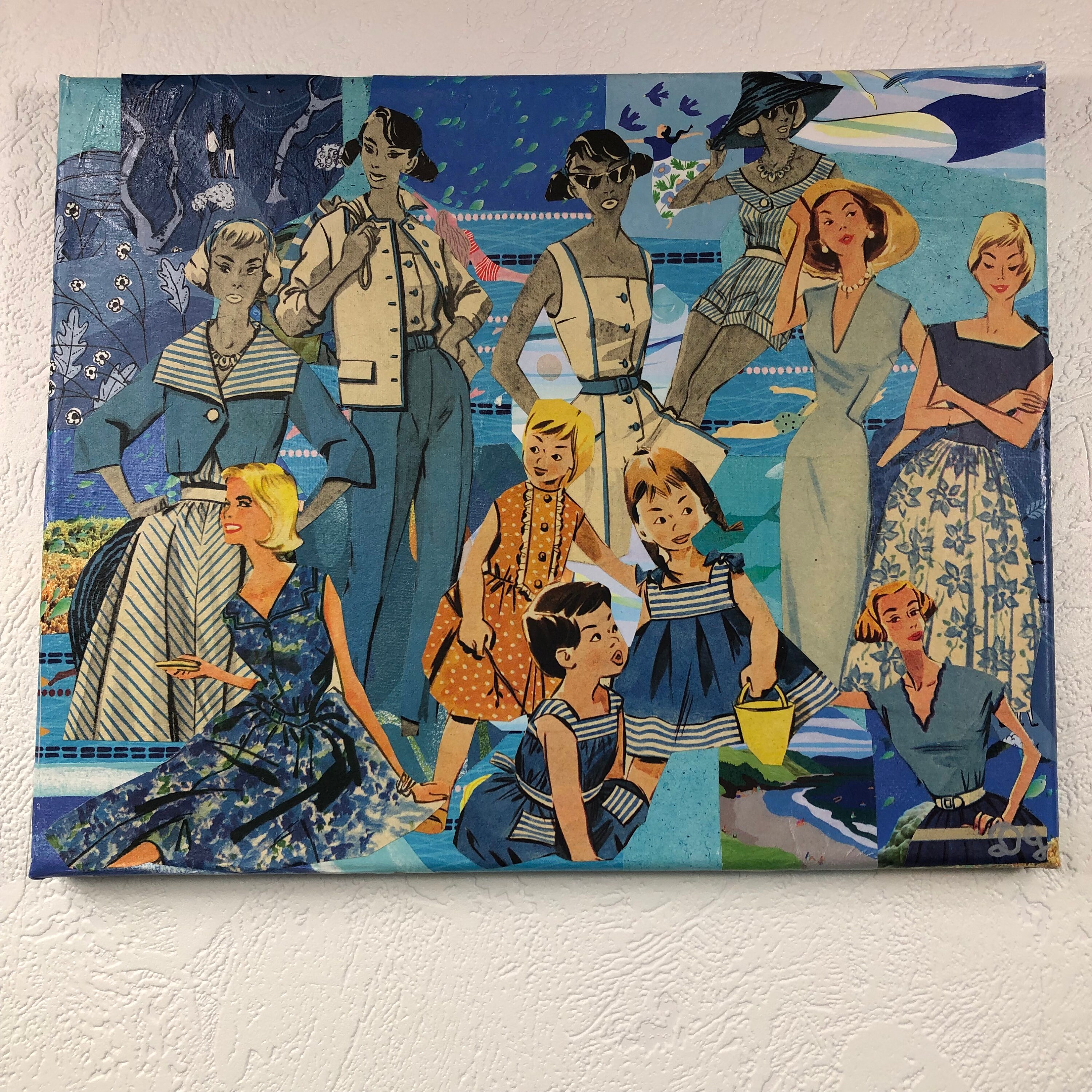 Tableaux Collage Toile Tendue 1378