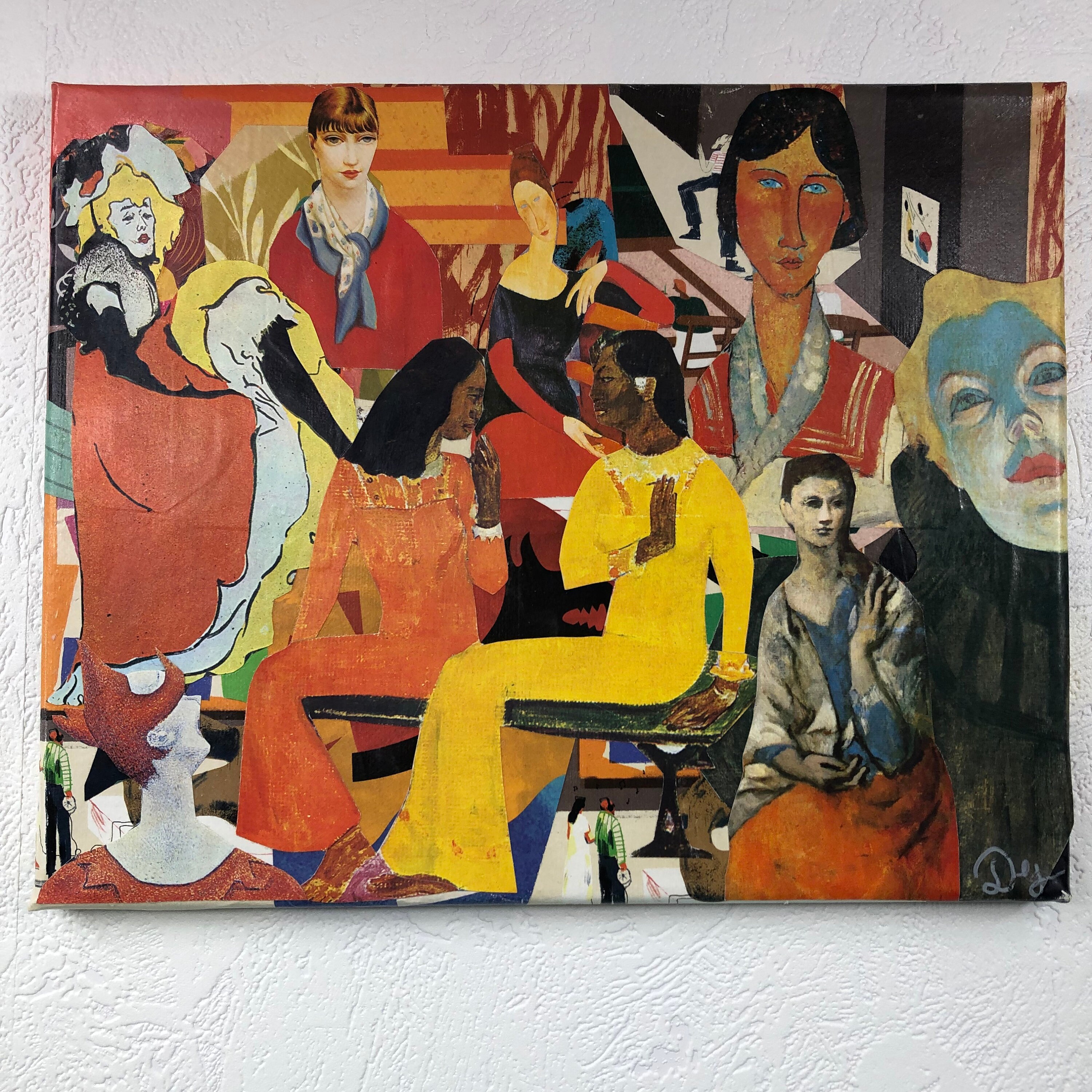 Tableaux Collage Toile Tendue 1370