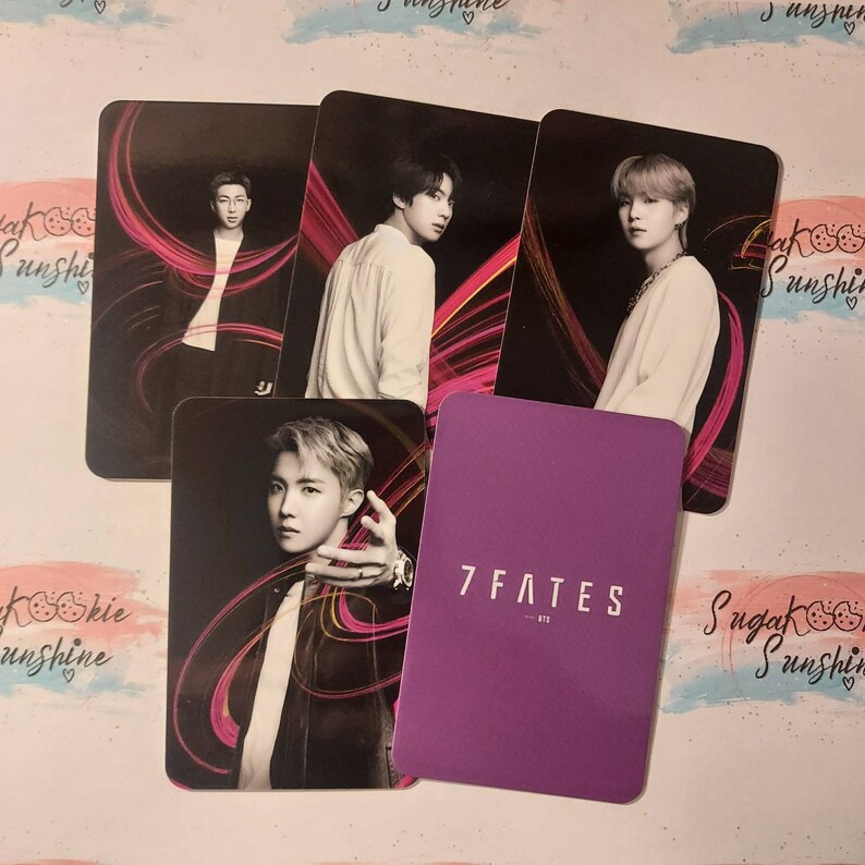 BTS 7 Fates With BTS Photocards fanmade Etsy Finland