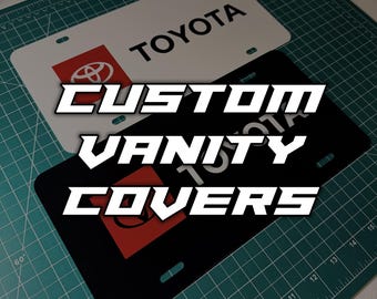 Custom Car Vanity Cover Nummernschild