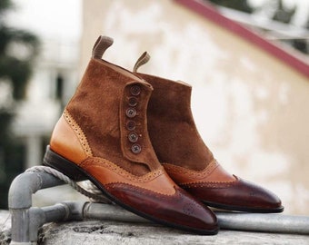 wingtip winter boots
