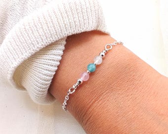 Pisces bracelet • Zodiac Bracelet • Star Sign Jewellery • Astrology bracelet • Zodiac Jewellery • Birthstone jewellery • Silver Bracelet