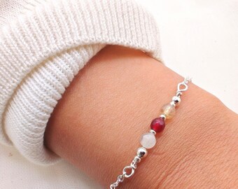 Scorpio bracelet • Zodiac Bracelet • Star Sign Jewellery • Astrology bracelet • Zodiac Jewellery • Birthstone jewellery • Silver Bracelet