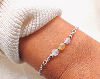 Gemini bracelet • Zodiac Bracelet • Star Sign Jewellery • Astrology bracelet • Zodiac Jewellery • Birthstone jewellery • Silver Bracelet