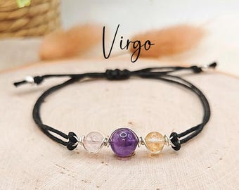 Virgo Zodiac Bracelet Virgo Horoscope Bracelet Virgo star sign Virgo zodiac jewellery Virgo gift Virgo gemstone bracelet Virgo birthstone